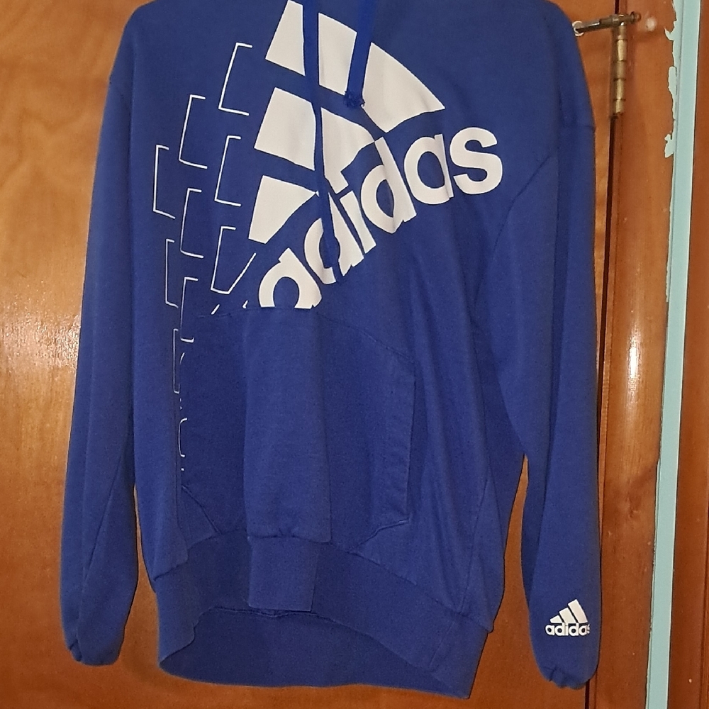 Adidas Men's Bold Blue Hoodie